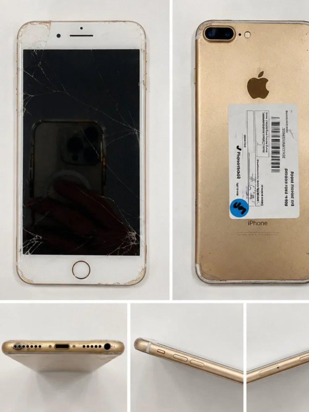 Apple iPhone 7 Plus 128GB Unlocked Gold (#6 BC)